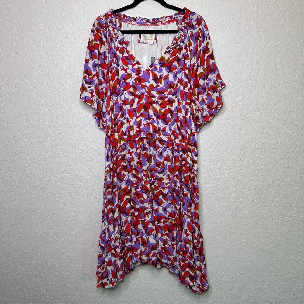 NWT Anthropologie Robin Tiered Mini Dress Size 3X